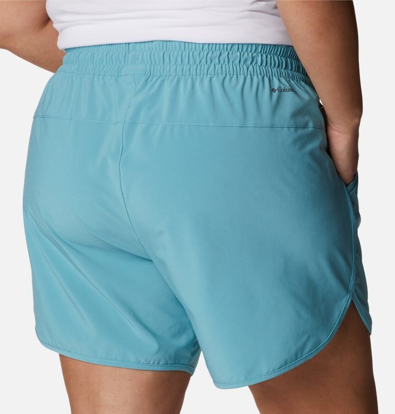 Pantaloni Scurti Columbia Bogata Bay Stretch Dama Turcoaz | Plus Size DWS80MQ71